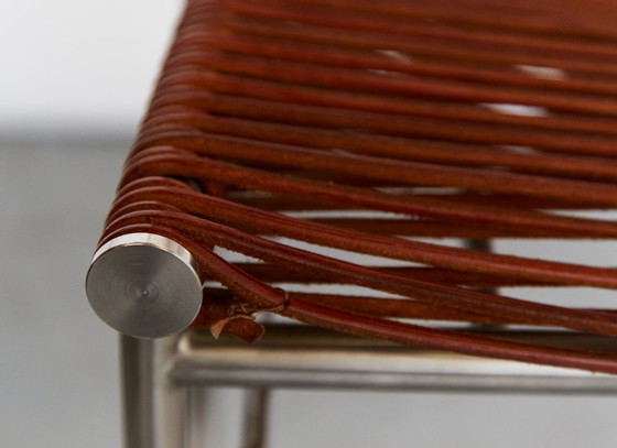 Image 1 of Pair Tito Agnoli Barstools "MissB" for Pierantonio Bonacina