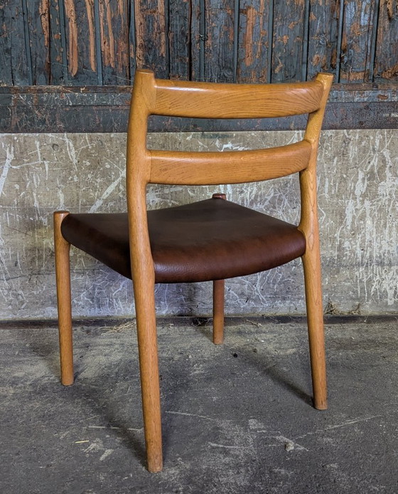 Image 1 of 4x model 84 dining chairs -Moller Denmark 