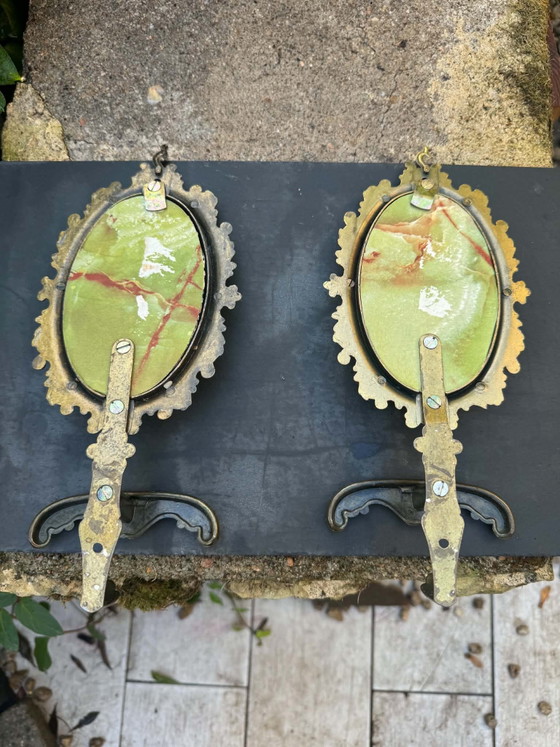 2 percheros barrocos de latón, Objetos decorativos, Metal, Multicolor (foto 2 de 6)