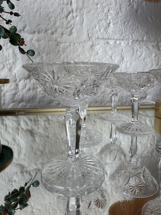 Image 1 of Antichi bicchieri da liquore in cristallo Le Creusot