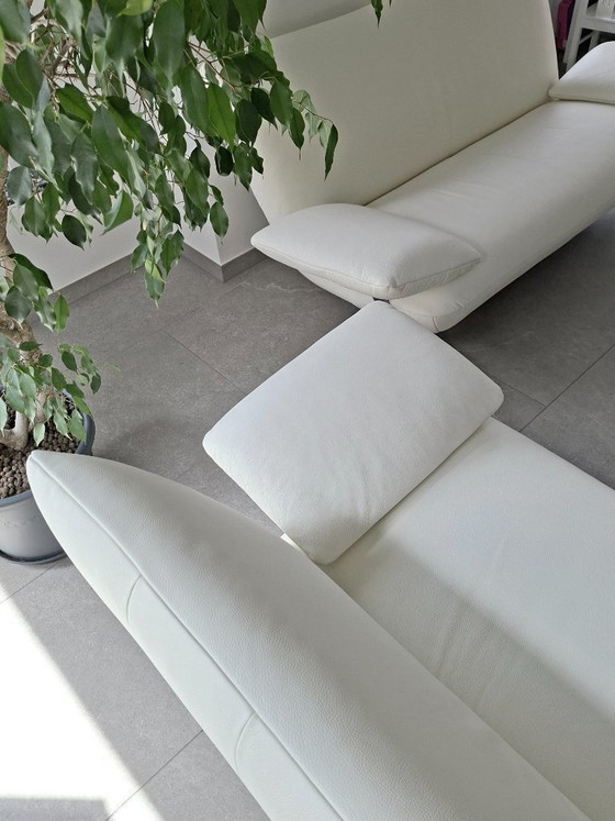 Image 1 of Rolf Benz 2-Sitzer + 3-Sitzer Lederausstattung, aufgearbeitet