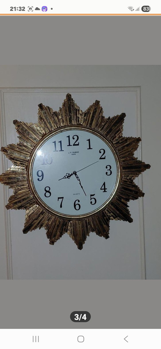 Image 1 of Sole di un orologio analogico italiano dorato
