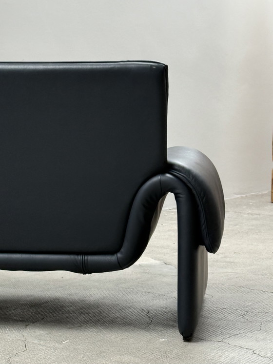 Image 1 of POLTRONA IN PELLE DE SEDE DS 2011 BLU SCURO