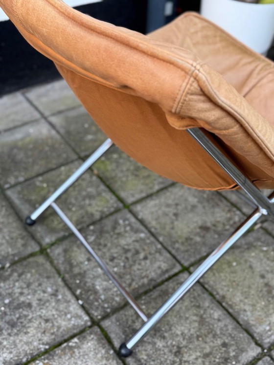 Image 1 of Chaise en Cuir Molinari par Teun van Zanten