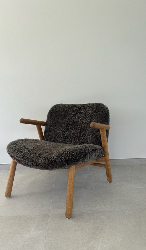 Bolia Cosh Poltrona – Pelle di pecora Vella (Dark Brown) + Kit di cura ufficiale