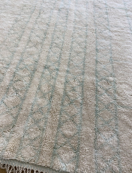 Image 1 of Tappeto berbero turchese smeraldo 3/2 m Beni Mrirt