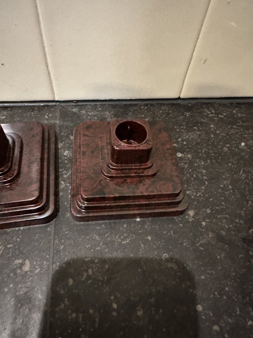 Ensemble de cannes en bakélite