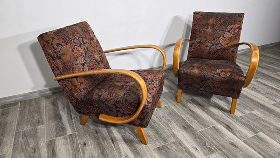 Image 1 of Fauteuils Art Déco de Jindrich Halabala