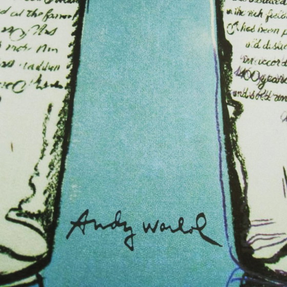 1980s Big Andy Warhol "Absolut Wodka" Limited Edition Lithograph Numbered in Pencil by CMOA. 60 cm / 23.62 (photo 3 of 5)