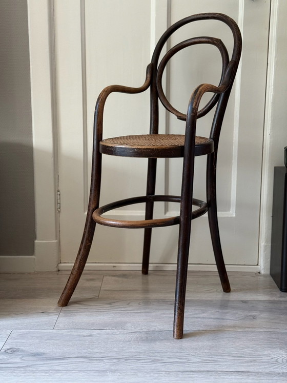 Seggiolone Thonet originale (1918 - 1939), Sgabelli, Legno, Marrone (foto 2 di 12)