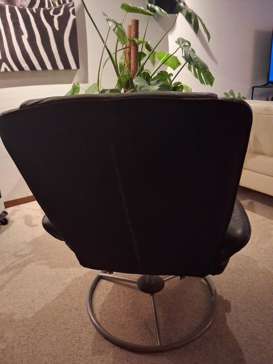 Ikea Drehstuhl Leder – Drehstühle, Leather, Metal (photo 3 of 6)