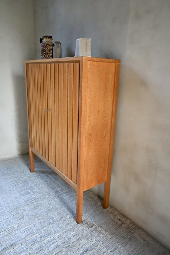 Credenza alta vintage (Leo Bub, Bub Wertmöbel) Mid-Century, Credenze alte, Legno, Marrone (foto 4 di 13)