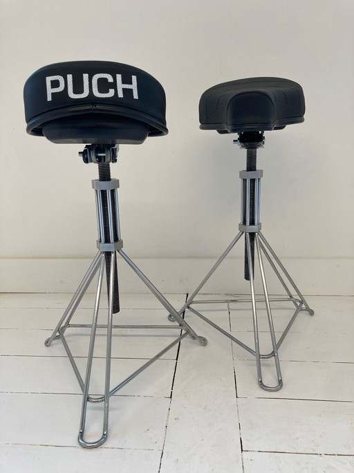 2x Ron Arad Puch Hocker