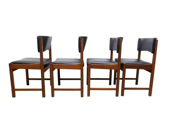 Image 1 of Set di 4 sedie da pranzo vintage