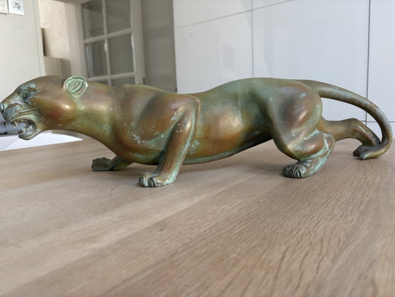 Scultura di pantera in bronzo in stile Art Déco – Sculture, Bronze (photo 12 of 15)