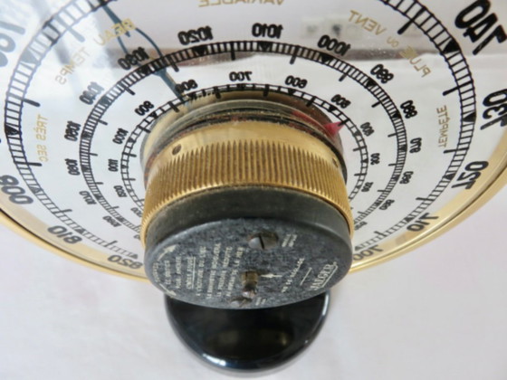 Jaeger, Thermometer, Barometer, Skeleton, 7.A.B, Meteorological Station, 1960 – Decorative Objects, Glass (photo 9 of 12)