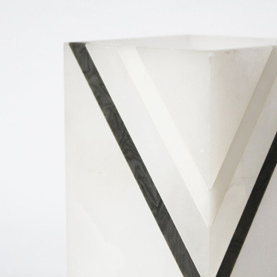 Image 1 of Lampe vintage italienne en albâtre