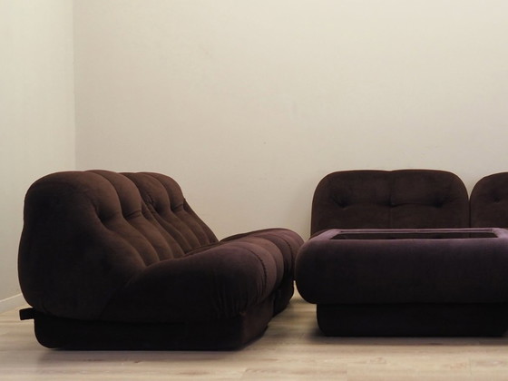 Image 1 of Ensemble de salon, design italien, années 1970, designer : Rino Maturi, fabricant : Mimo Padova