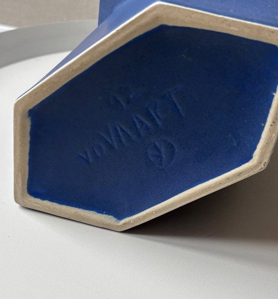Image 1 of Vaso in ceramica Jan van der Vaart blu