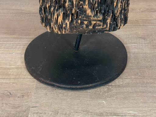 Balinees Organisch Houten Sculptuur – beeldhouwkunst, Metal, Wood (photo 2 of 6)