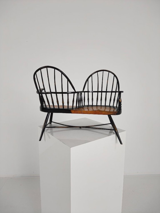 Image 1 of Encantador sofá decorativo de dos plazas Windsor Tête-À-Tête de h