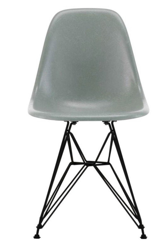Image 1 of 2 Vitra eames dsr fiberglass seafoam green