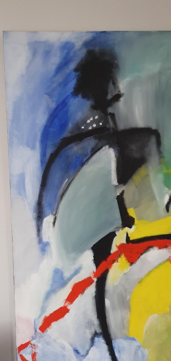 Image 1 of Peinture à l'huile « Danse »