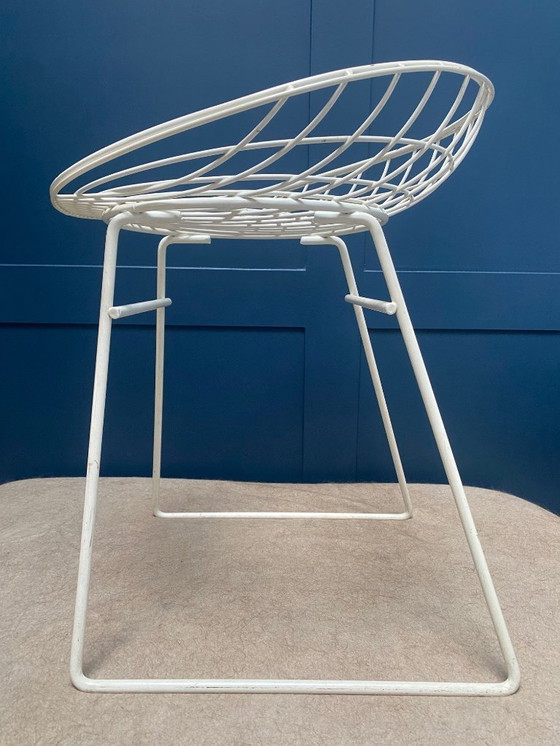 Image 1 of Silla KM05 - Cees Braakman Pastoe (taburete) blanco