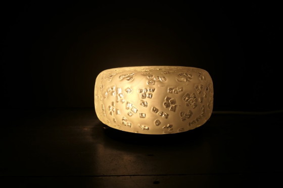 Vintage Peill & Putzler glass Ceiling light Germany – Metal (photo 2 of 14)