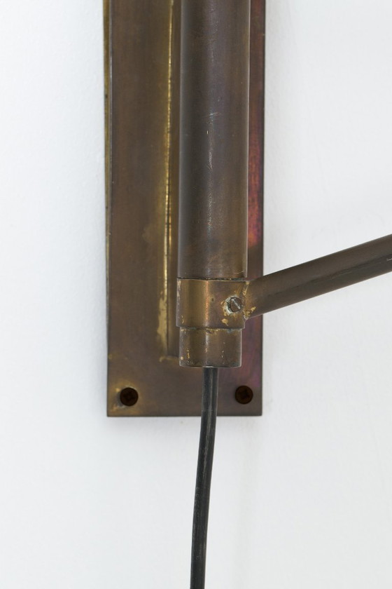 Image 1 of Art-Deco-Wandleuchte mit Schwenkarm