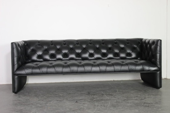 Image 1 of Wittmann Edwards Design leather sofa, a classic top seat