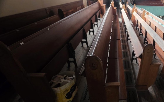 Image 1 of Antique church pews for sale