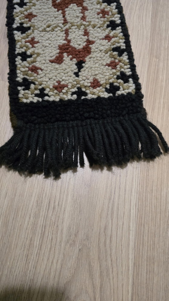 Arazzo da parete Rya scandinavo vintage - Arazzo in lana con cervi MCM (anni '70) – Decorazioni murali, Wool (photo 8 of 10)