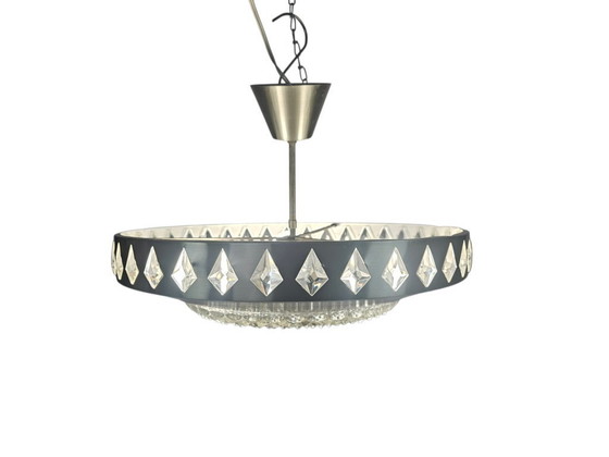 Image 1 of Vitrika - Orrefors - Carl Fagerlund - Ufo lamp - Zweden - 60's