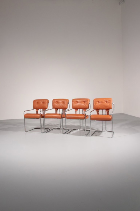 Image 1 of Sillas italianas Tucroma de Guido Faleschini para i4 Mariani, 1970