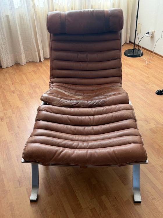 Vintage Ari Sling Lounge Chair, Arne Norell – Chairs and lounge chairs, Leather, rvs (photo 2 of 5)