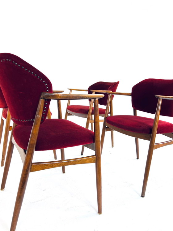 Image 1 of 4x Vintage Eetkamerstoel Spahn Stadlohn, Jaren ‘60