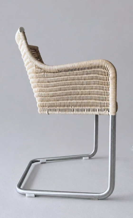 Image 1 of 2 Vintage Tecta D43 stoelen – William Dunkel - Beige Suede