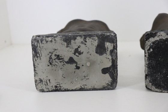 Wunderschönes Set aus Torso-Skulpturen aus Beton (Mann & Frau) – 30 cm hoch – Bildhauerei, Other (photo 9 of 11)