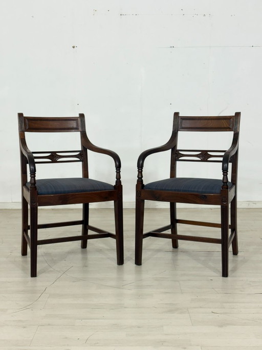 Preciosa silla de comedor inglesa | Silla de escritorio | Silla de caoba | Sillas vintage – kuipstoelen, Wood (photo 2 of 15)