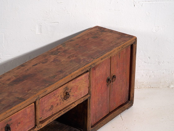 Mobile basso antico con patina rossa (c.1900) #29 – Mobili TV (photo 28 of 40)