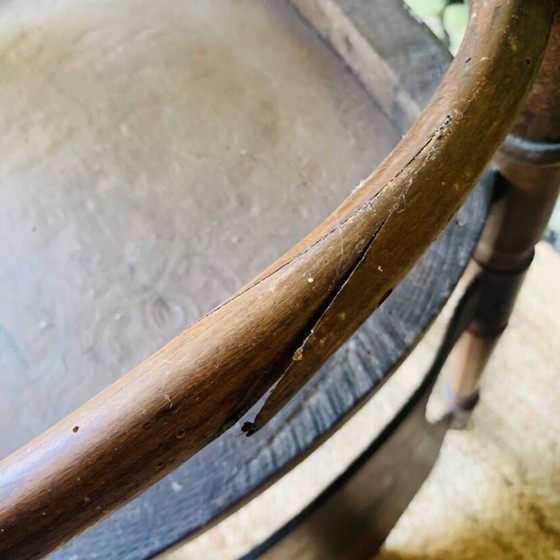 Image 1 of Pair of 2 chairs with relief pattern