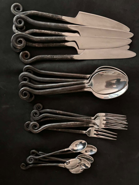 Image 1 of Juego de cubiertos rústicos