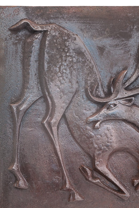 Image 1 of Martinez fireplace backplate