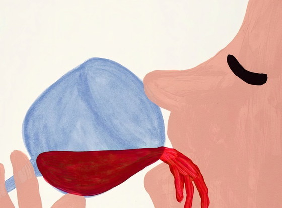 Image 1 of Wine. Drink it quickly before they take it away from you - D. Shrigley - Poster 50 × 70 cm