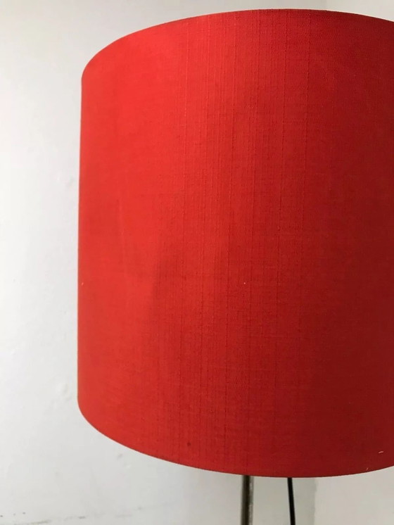 Image 1 of Lámpara de pie de los años 60 y 70, lámpara de pie, lámpara de pie, lámpara de diseño de la era espacial, metal