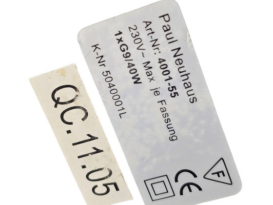 Image 1 of Paul Neuhaus - Lámpara 'Touch' - Lámpara de sobremesa - Acero inoxidable - Cromo - Años 90