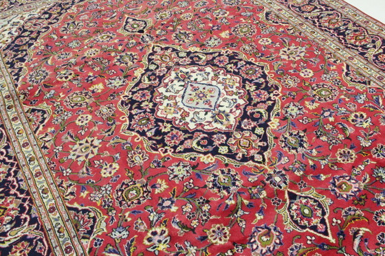 Image 1 of Tappeto persiano originale Keshan, Kashan Rosso 370 x 260 cm Ottime condizioni Classico