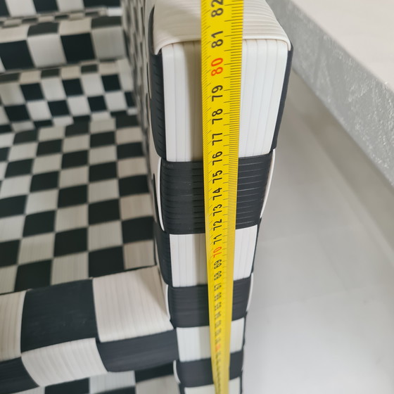 Image 1 of MANO DA poltroncine 2 pezzi scacchi blocco cinghia