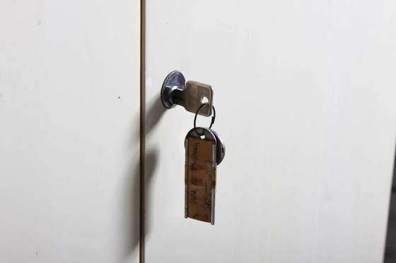 Armoire Vintage Baisch Bauhaus Industrial Design – Commodes, Metal, Glass (photo 14 of 17)